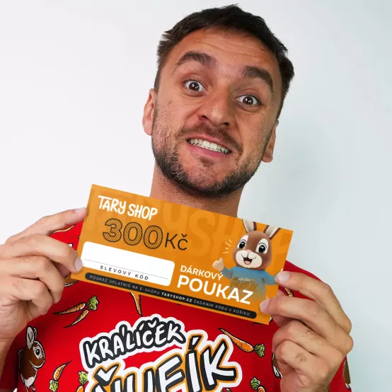 Dárkový poukaz Tary Shop.cz na nákup zboží v hodnotě 300 Kč