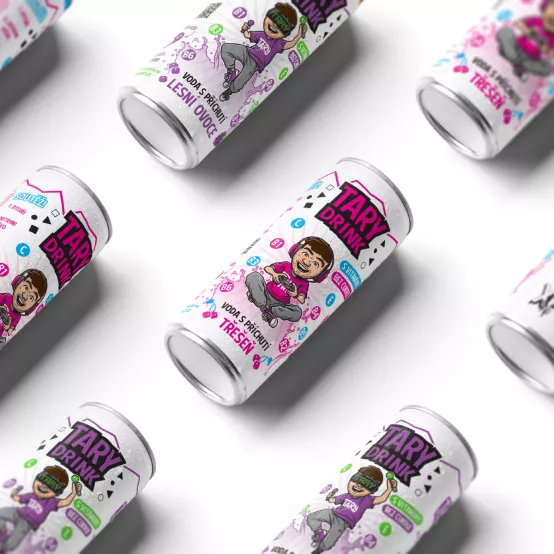 Tary Drink, Voda Lesní Ovoce 250ml – Karton (24 ks)