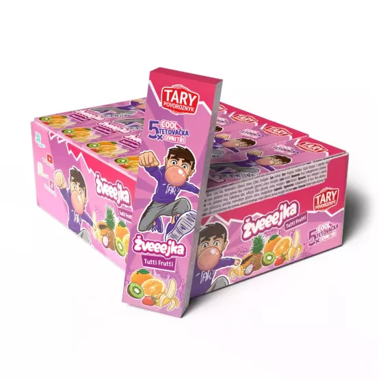 Tary Žveeejka Tutti-frutti – Karton (24 ks)