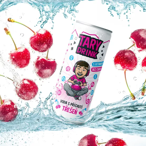 Tary Drink, Voda Třešeň 250ml