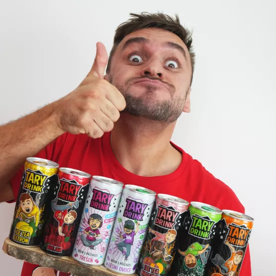 Mega Mix - 7x Tary Drink, 3x Vata, 4x Oplatky, 3x Žvýkačky, 1x Jedlé peníze, Ufouni a Gumoví Ňufíci