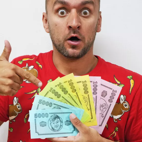 Mega Mix - 7x Tary Drink, 3x Vata, 4x Oplatky, 3x Žvýkačky, 1x Jedlé peníze, Ufouni a Gumoví Ňufíci