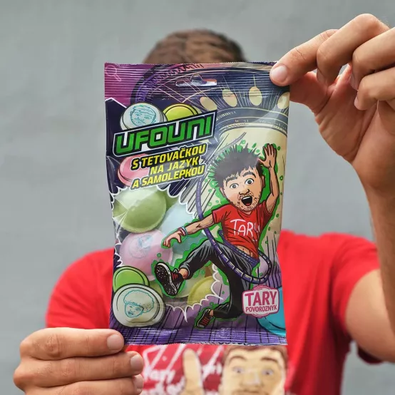Mega Mix - 7x Tary Drink, 3x Vata, 4x Oplatky, 3x Žvýkačky, 1x Jedlé peníze, Ufouni a Gumoví Ňufíci
