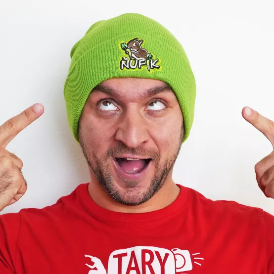 Zimní čepice Ňufík Green