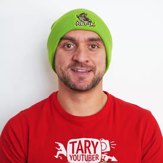 Zimní čepice Ňufík Green