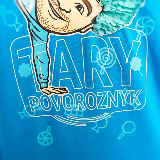 Tričko Tary Afro Blue