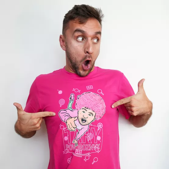 Tričko Tary Afro Pink