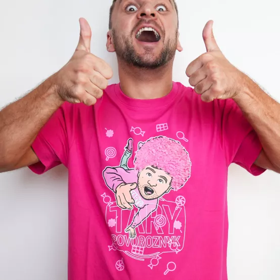 Tričko Tary Afro Pink