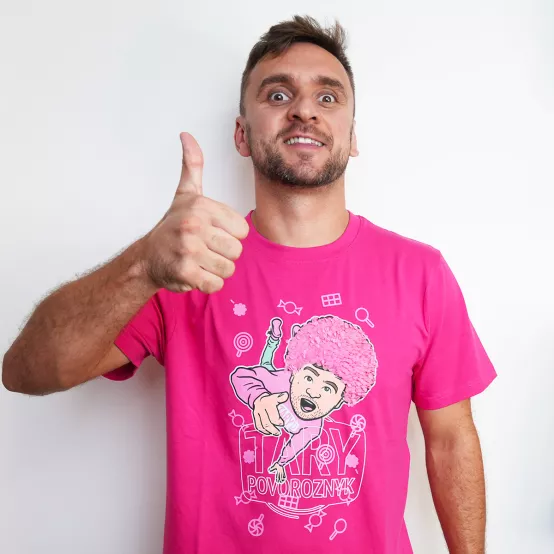 Tričko Tary Afro Pink