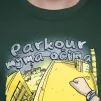 Mikina Parkour mýma očima Zelená