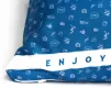 Polštář Enjoy the Movement Modrý