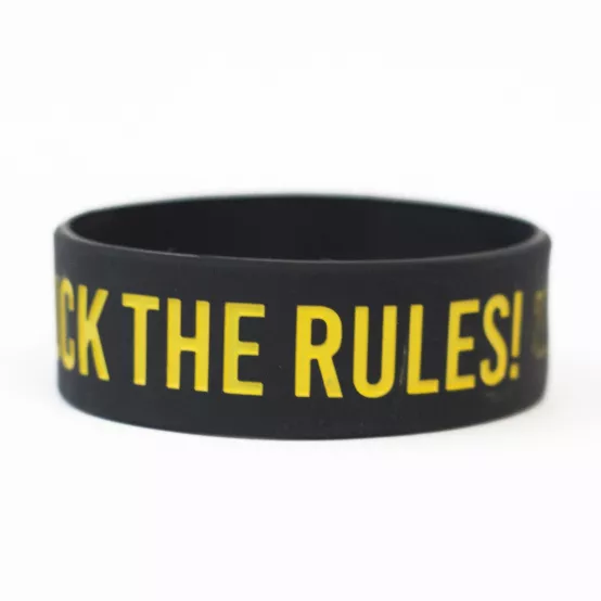 Náramek Fu*k the Rules