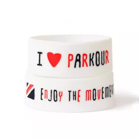 Náramek Love Parkour Bílý pro parkour