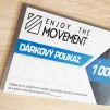 Dárkový poukaz Enjoy the Movement 1 000 Kč