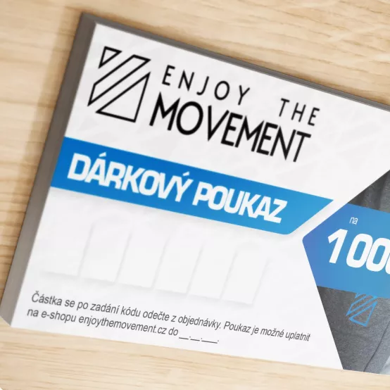 Dárkový poukaz Enjoy the Movement 1 000 Kč