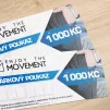 Dárkový poukaz Enjoy the Movement 1 000 Kč
