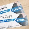Dárkový poukaz Enjoy the Movement 2 000 Kč
