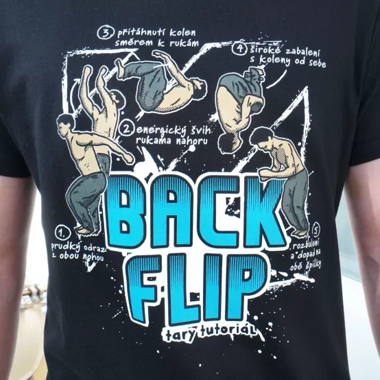 Tričko Backflip Tutoriál