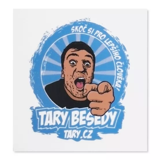 Samolepka Tary besedy velká