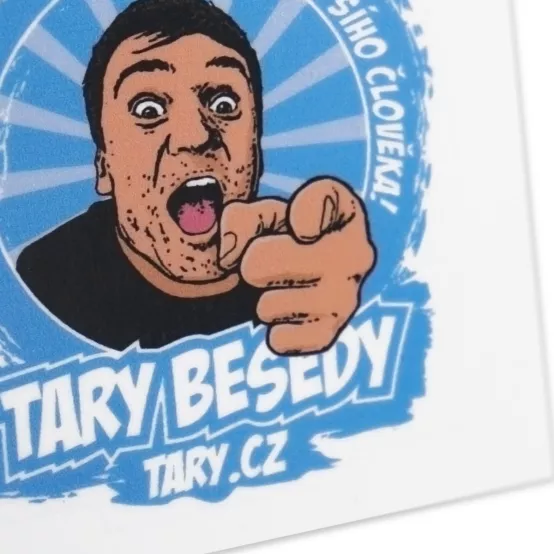 Samolepka Tary besedy velká