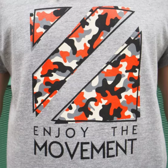 Tričko Orange Camouflage