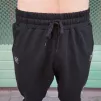 Tepláky Force Černé, šedé pruhy