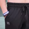Tepláky Force Černé, šedé pruhy