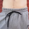 Tepláky Force Šedé, černé pruhy
