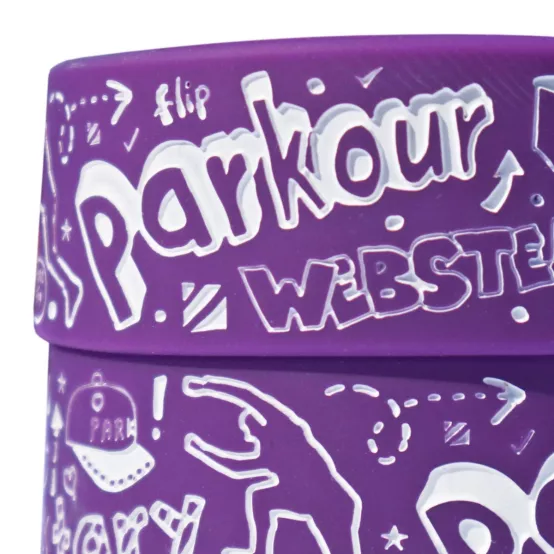 Náramek Doodle Fialový