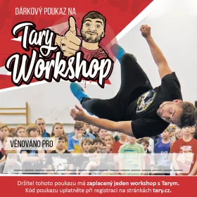 Dárkový poukaz Tary Workshop pro parkour