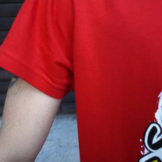 Tričko Učím YouTubery Parkour 2 Červené