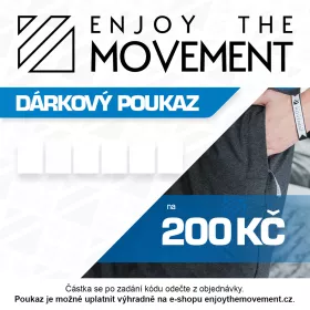 Dárkový poukaz Enjoy the Movement 200 Kč pro parkour