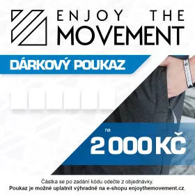 Dárkový poukaz Enjoy the Movement 2 000 Kč pro parkour