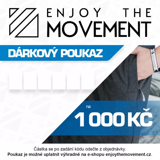 Dárkový poukaz Enjoy the Movement 1 000 Kč