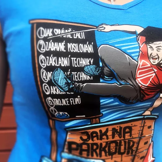 Tričko Jak Na Parkour Dámské