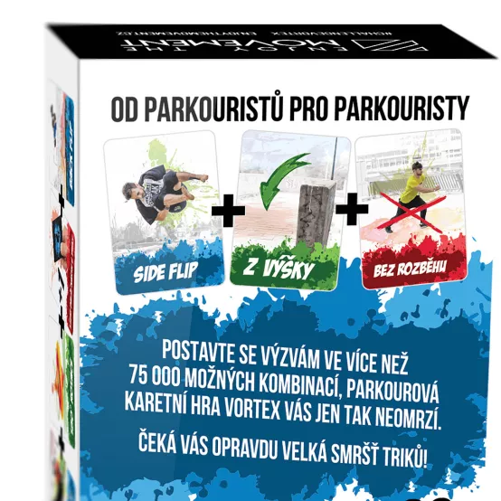 Parkourová karetní hra VORTEX