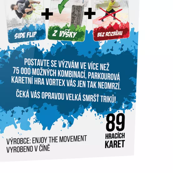 Parkourová karetní hra VORTEX