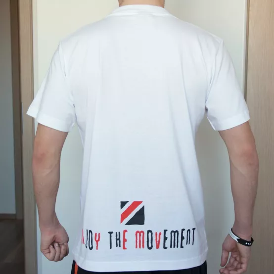 Tričko Miluju Parkour Bílé