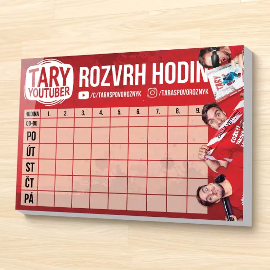 Rozvrh hodin Tary Povoroznyk