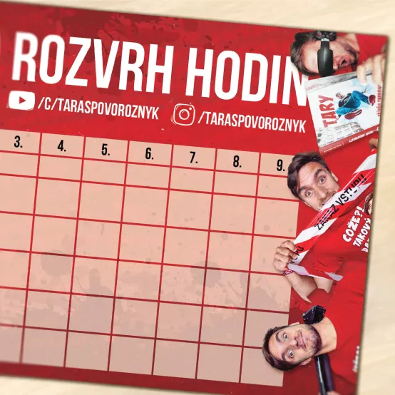 Rozvrh hodin Tary Povoroznyk