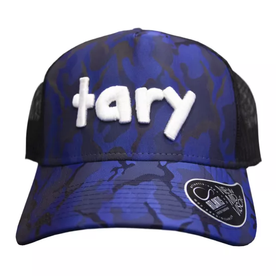 Kšiltovka Tary Camouflage Modrá