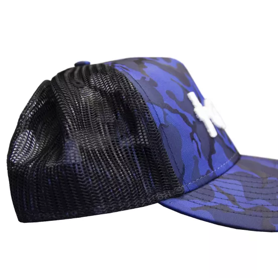 Kšiltovka Tary Camouflage Modrá