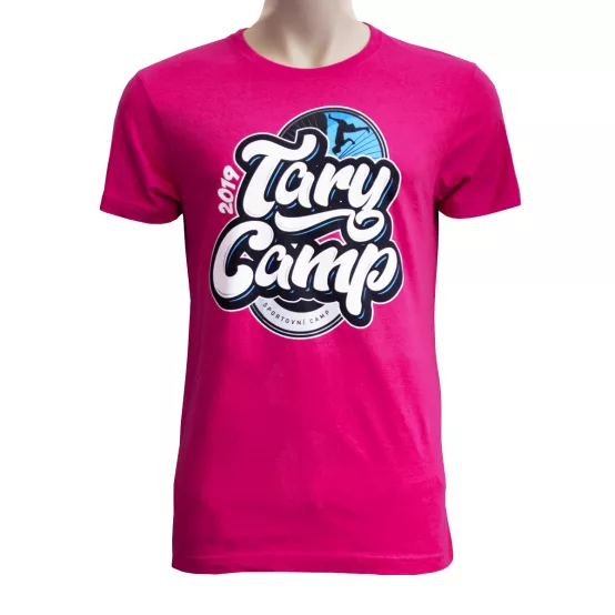 Tričko Tary Camp 2019 Růžové