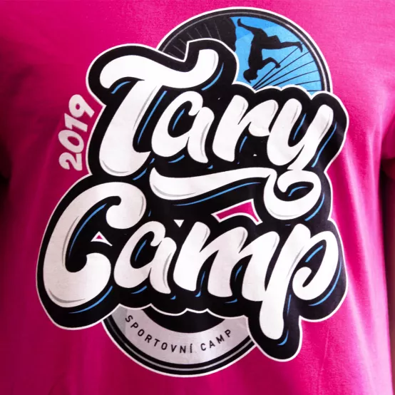 Tričko Tary Camp 2019 Růžové