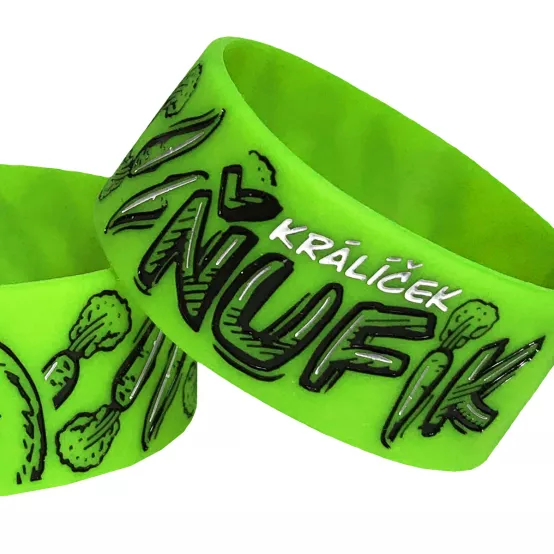 Náramek Králík Ňufík Zelený