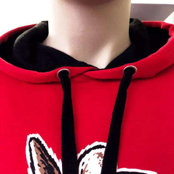 Mikina Králík Ňufík Red