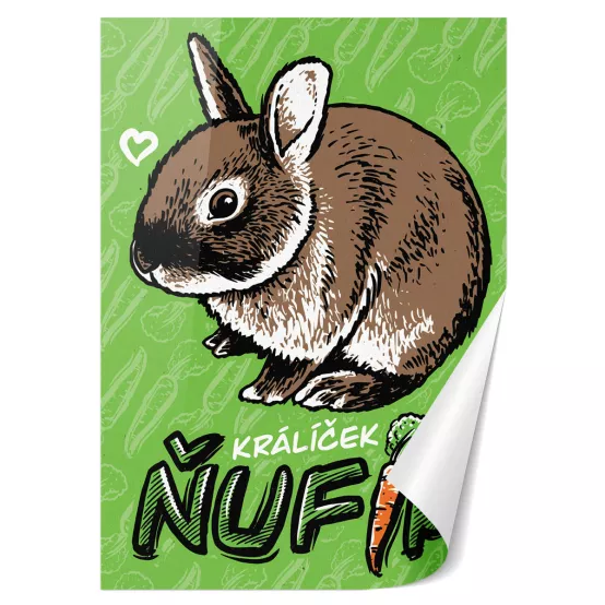 Plakát Králík Ňufík