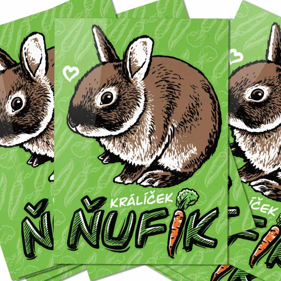 Plakát Králík Ňufík