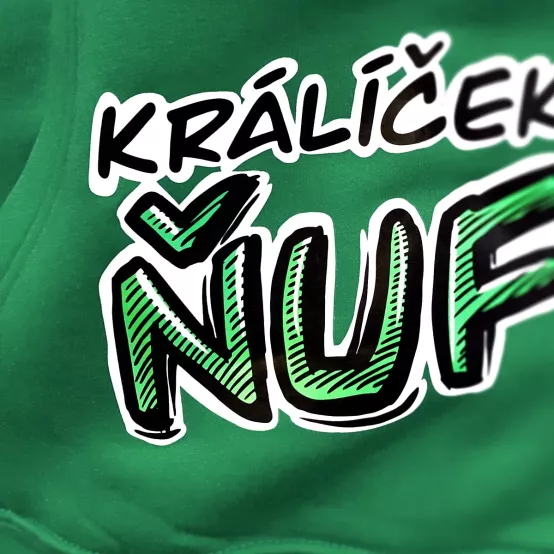 Mikina Králík Ňufík Green
