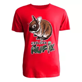 Tričko pro parkour Králík Ňufík Red
